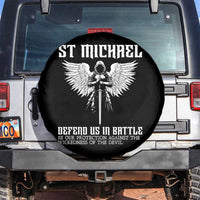 Saint Michael Defend Us In Battle Spare Tire Cover Christian Faith Gift