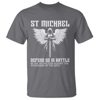Saint Michael Defend Us In Battle T Shirt Christian Faith Gift