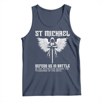 Saint Michael Defend Us In Battle Tank Top Christian Faith Gift