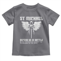 Saint Michael Defend Us In Battle Toddler T Shirt Christian Faith Gift