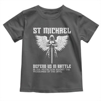 Saint Michael Defend Us In Battle Toddler T Shirt Christian Faith Gift
