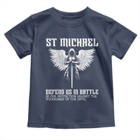 Saint Michael Defend Us In Battle Toddler T Shirt Christian Faith Gift