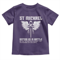 Saint Michael Defend Us In Battle Toddler T Shirt Christian Faith Gift