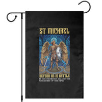 Saint Michael Prayer Defend Us In Battle Garden Flag Religious Gift