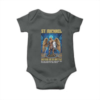Saint Michael Prayer Defend Us In Battle Baby Onesie Religious Gift