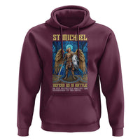 Saint Michael Prayer Defend Us In Battle Hoodie Religious Gift