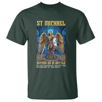 Saint Michael Prayer Defend Us In Battle T Shirt Religious Gift