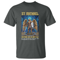 Saint Michael Prayer Defend Us In Battle T Shirt Religious Gift
