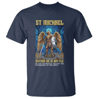 Saint Michael Prayer Defend Us In Battle T Shirt Religious Gift