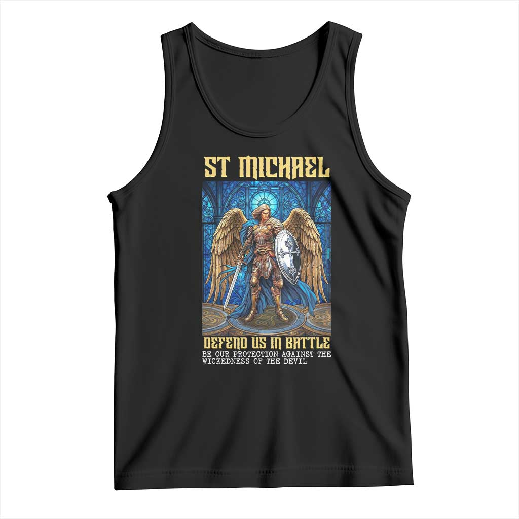 Saint Michael Prayer Defend Us In Battle Tank Top Religious Gift