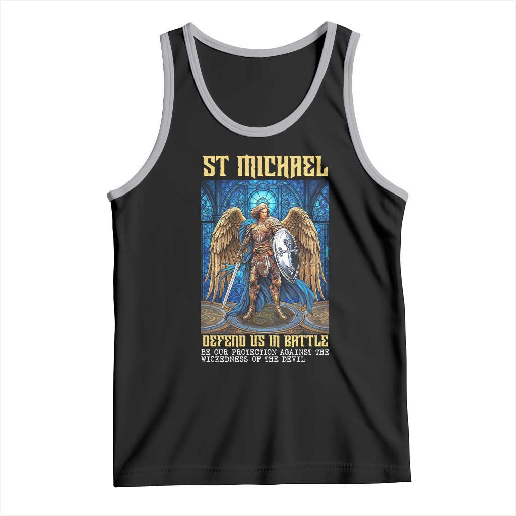 Saint Michael Prayer Defend Us In Battle Tank Top Religious Gift