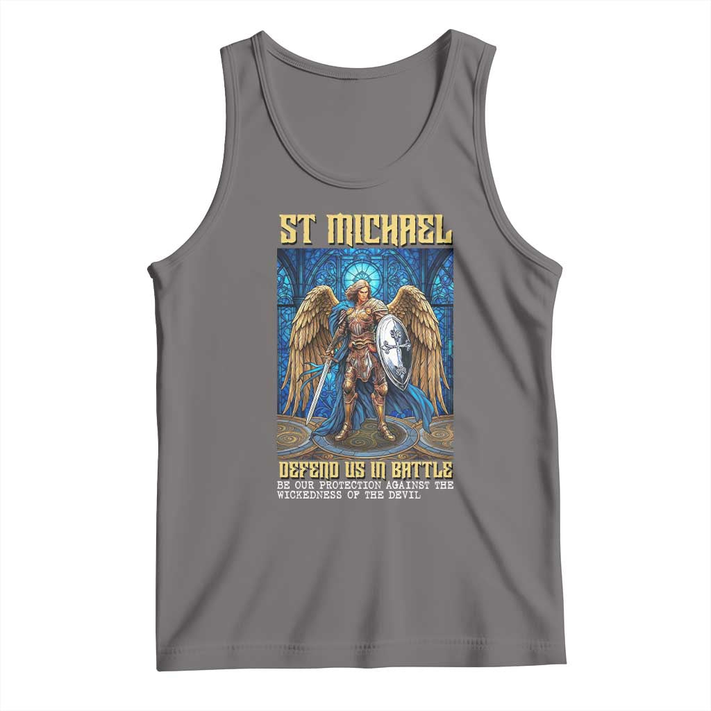 Saint Michael Prayer Defend Us In Battle Tank Top Religious Gift