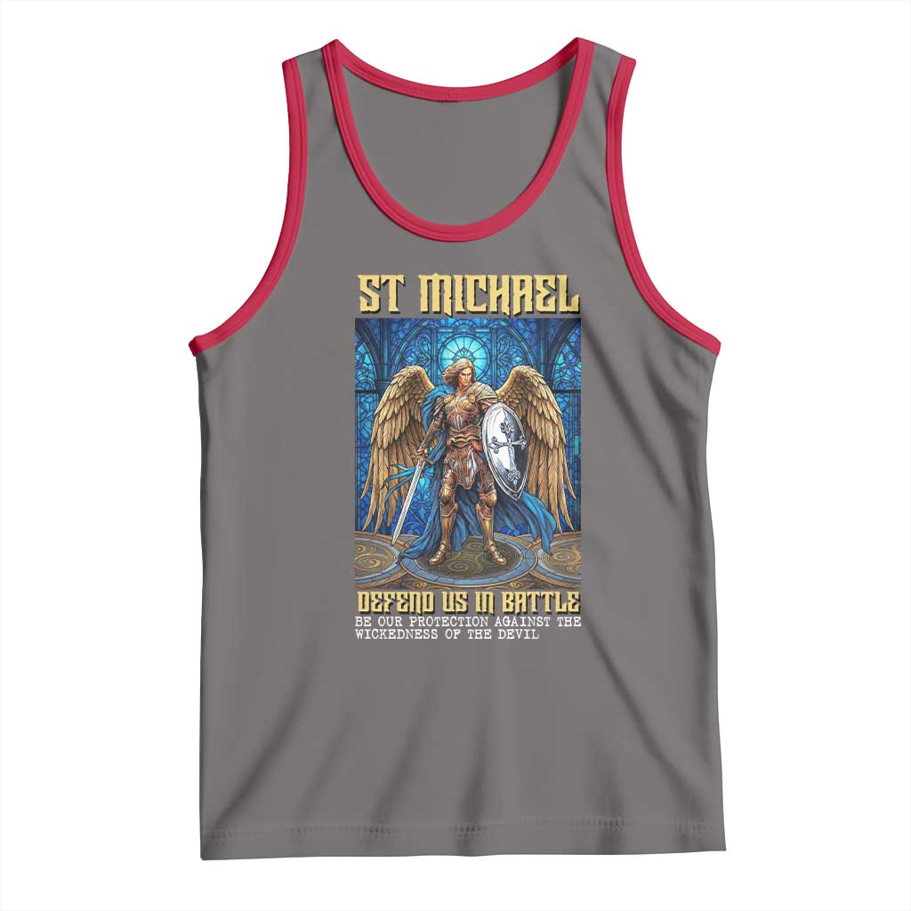 Saint Michael Prayer Defend Us In Battle Tank Top Religious Gift