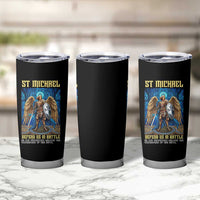 Saint Michael Prayer Defend Us In Battle Tumbler Cup Religious Gift