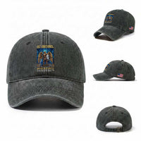 Saint Michael Prayer Defend Us In Battle Washed Cotton Baseball Cap Religious Gift