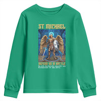 Saint Michael Prayer Defend Us In Battle Youth Sweatshirt Religious Gift