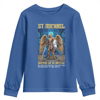 Saint Michael Prayer Defend Us In Battle Youth Sweatshirt Religious Gift