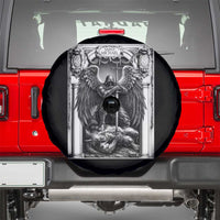 Saint Michael The Archangel Defeating Satan Spare Tire Cover Christian Faith Gift