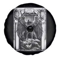 Saint Michael The Archangel Defeating Satan Spare Tire Cover Christian Faith Gift