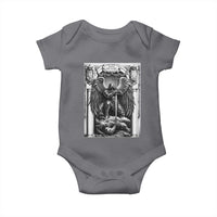 Saint Michael The Archangel Defeating Satan Baby Onesie Christian Faith Gift