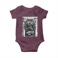 Saint Michael The Archangel Defeating Satan Baby Onesie Christian Faith Gift