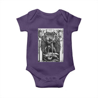 Saint Michael The Archangel Defeating Satan Baby Onesie Christian Faith Gift