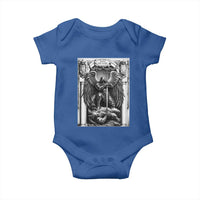 Saint Michael The Archangel Defeating Satan Baby Onesie Christian Faith Gift