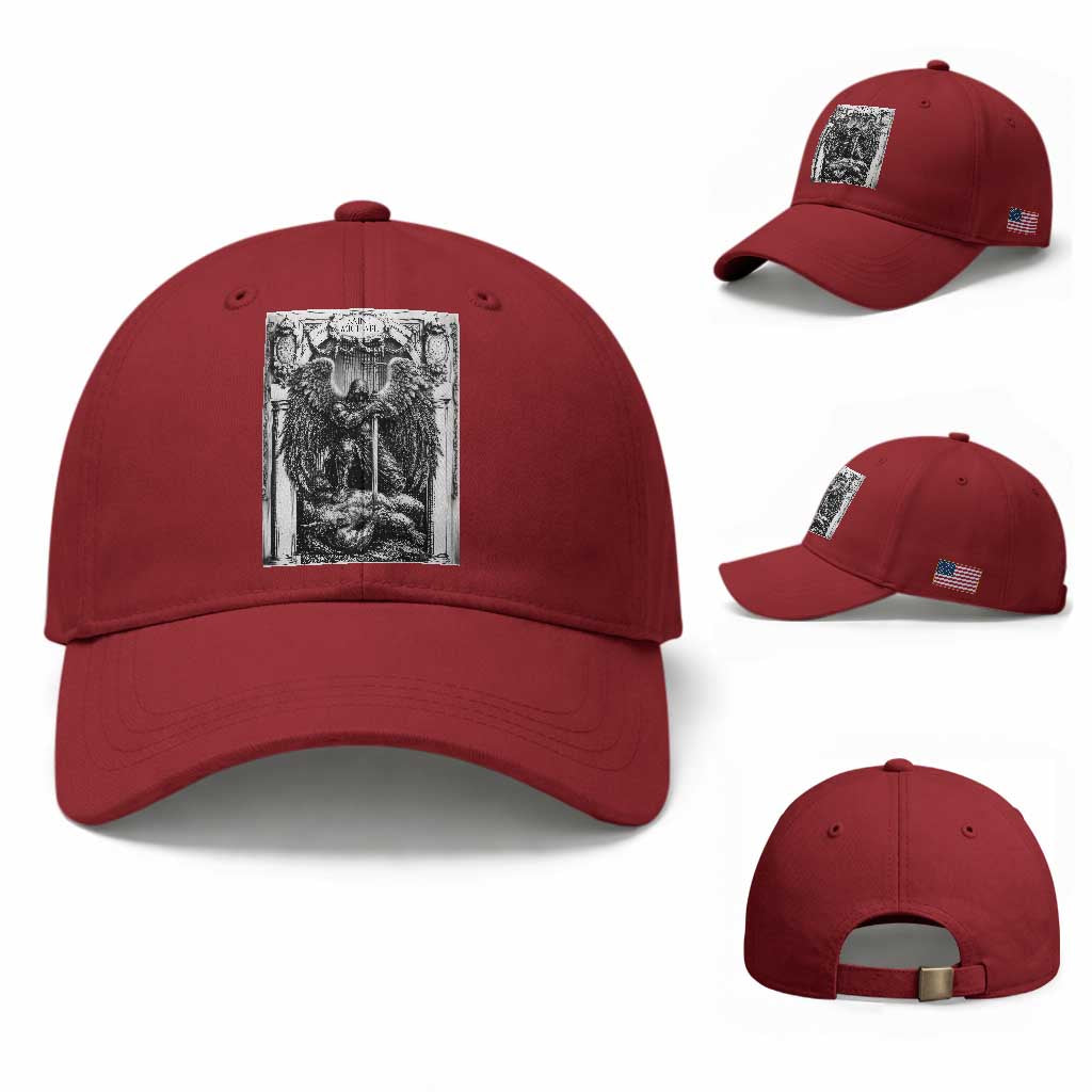 Saint Michael The Archangel Defeating Satan Baseball Cap Christian Faith Gift