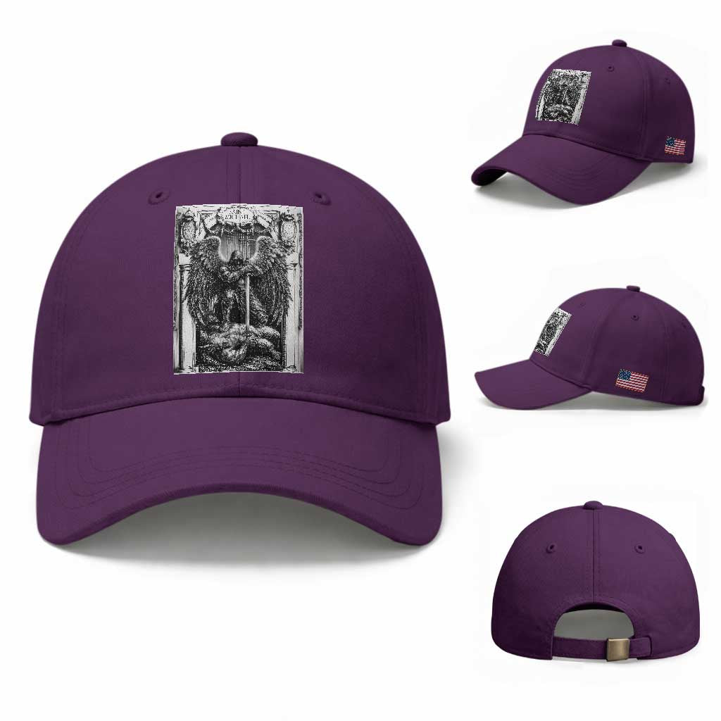 Saint Michael The Archangel Defeating Satan Baseball Cap Christian Faith Gift