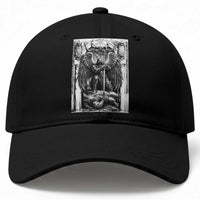 Saint Michael The Archangel Defeating Satan Baseball Cap Christian Faith Gift