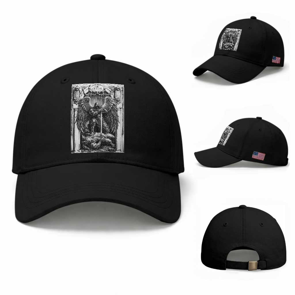 Saint Michael The Archangel Defeating Satan Baseball Cap Christian Faith Gift