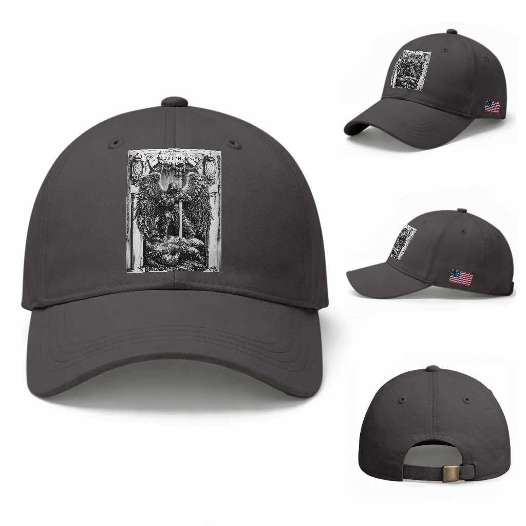 Saint Michael The Archangel Defeating Satan Baseball Cap Christian Faith Gift