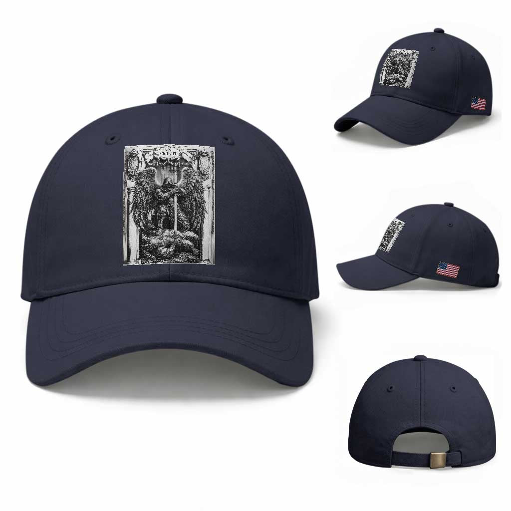 Saint Michael The Archangel Defeating Satan Baseball Cap Christian Faith Gift
