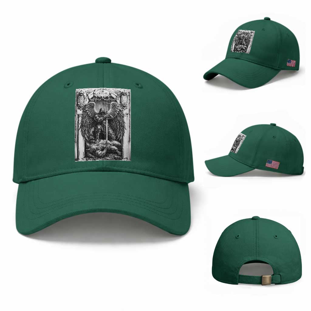 Saint Michael The Archangel Defeating Satan Baseball Cap Christian Faith Gift