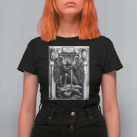 Saint Michael The Archangel Defeating Satan T Shirt For Women Christian Faith Gift