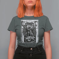 Saint Michael The Archangel Defeating Satan T Shirt For Women Christian Faith Gift