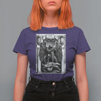 Saint Michael The Archangel Defeating Satan T Shirt For Women Christian Faith Gift