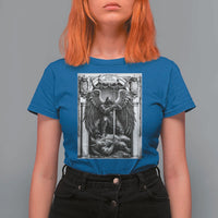 Saint Michael The Archangel Defeating Satan T Shirt For Women Christian Faith Gift