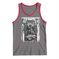 Saint Michael The Archangel Defeating Satan Tank Top Christian Faith Gift