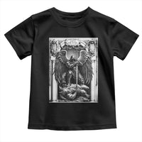 Saint Michael The Archangel Defeating Satan Toddler T Shirt Christian Faith Gift