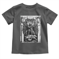 Saint Michael The Archangel Defeating Satan Toddler T Shirt Christian Faith Gift