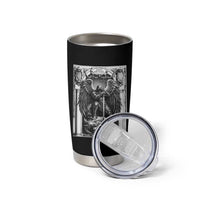 Saint Michael The Archangel Defeating Satan Tumbler Cup Christian Faith Gift