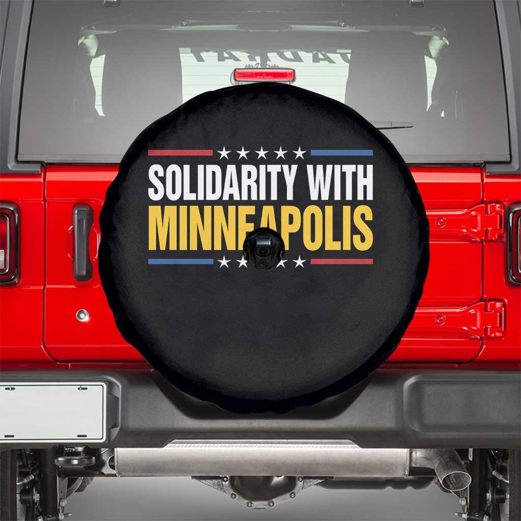 Solidarity With Minneapolis Spare Tire Cover Minnesota Community Support Gift
