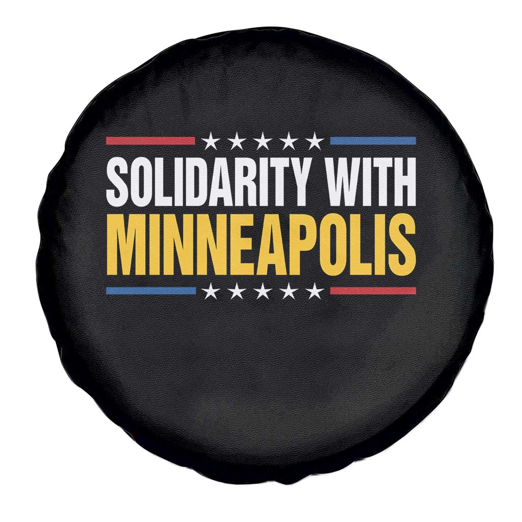 Solidarity With Minneapolis Spare Tire Cover Minnesota Community Support Gift