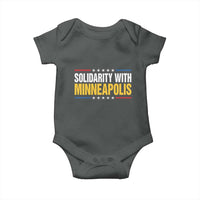 Solidarity With Minneapolis Baby Onesie Minnesota Community Support Gift