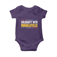 Solidarity With Minneapolis Baby Onesie Minnesota Community Support Gift