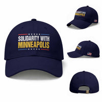 Solidarity With Minneapolis Baseball Cap Minnesota Community Support Gift