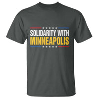 Solidarity With Minneapolis T Shirt Minnesota Community Support Gift