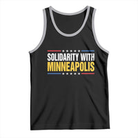 Solidarity With Minneapolis Tank Top Minnesota Community Support Gift