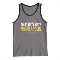 Solidarity With Minneapolis Tank Top Minnesota Community Support Gift
